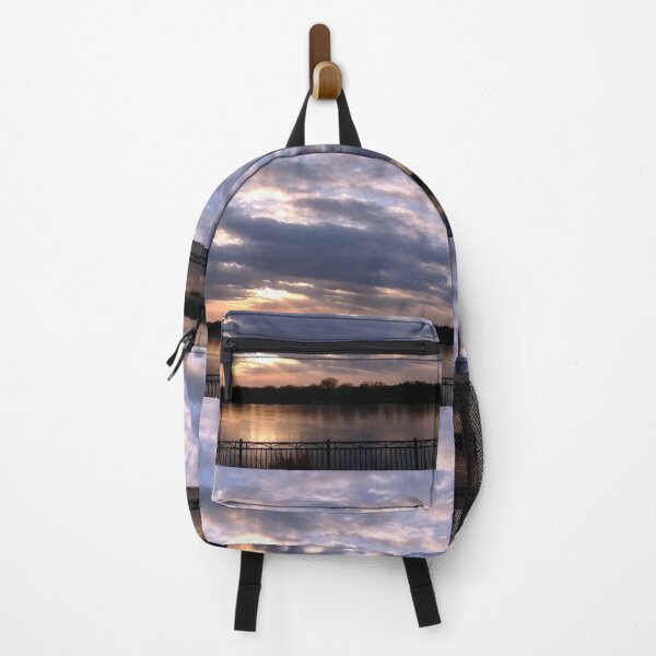 Item preview, Sunset Piercing Clouds Over Lake Hiawatha designed and sold by JinjerS.