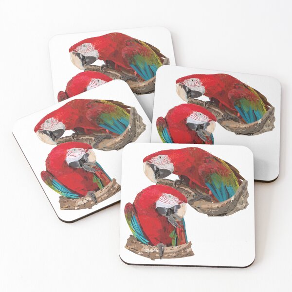 Item preview, Red-and-green Macaw designed and sold by obscurite.
