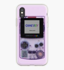 Gameboy Color Translucent Purple iPhone Case
