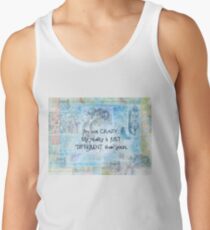 Alice in Wonderland crazy quote Tank Top