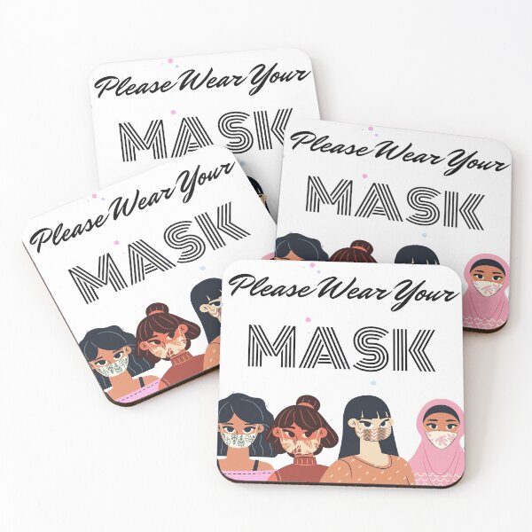 Item preview, Please Wear Your Mask - Girls designed and sold by BeeBuzzed.