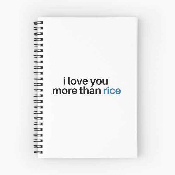 Item preview, love you more than rice designed and sold by oceanikki.