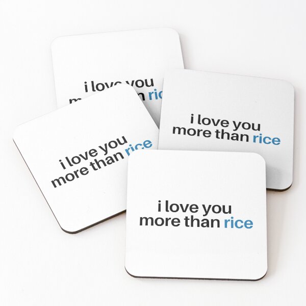 Item preview, love you more than rice designed and sold by oceanikki.