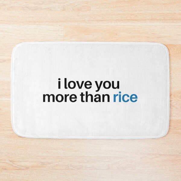 Item preview, love you more than rice designed and sold by oceanikki.