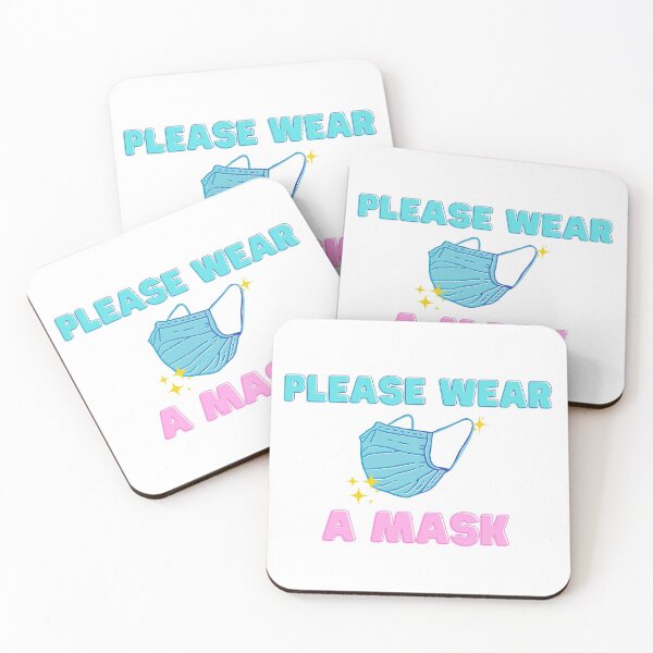 Item preview, Please Wear A Mask - Glitter designed and sold by BeeBuzzed.