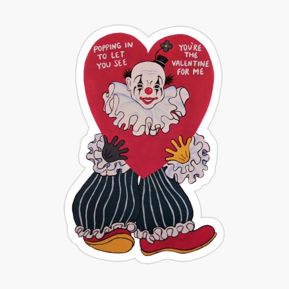 Vintage Clown Valentine iPhone Case