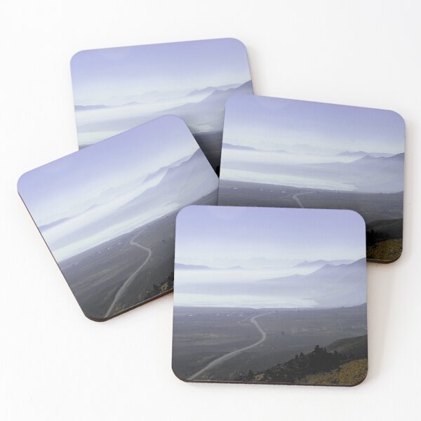 Item preview, road with foggy sky and mountains scenic in California designed and sold by Mrvell.