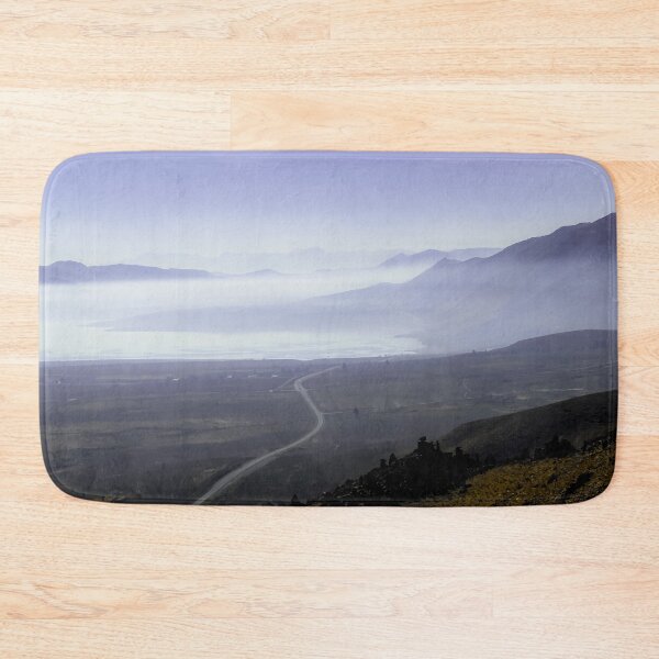 Item preview, road with foggy sky and mountains scenic in California designed and sold by Mrvell.