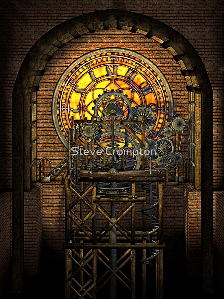 Inner Workings (Vintage Steampunk Clock) by SC001