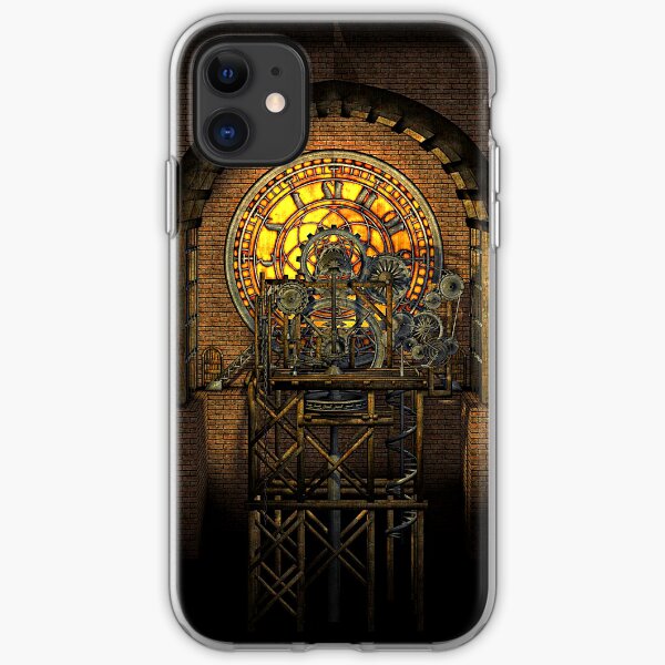 Inner Workings (Vintage Steampunk Clock) iPhone Soft Case