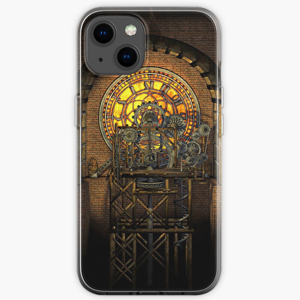 Inner Workings (Vintage Steampunk Clock) iPhone Case
