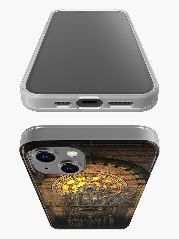 Alternate view of Inner Workings (Vintage Steampunk Clock) iPhone Case