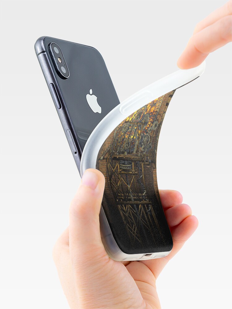 Alternate view of Inner Workings (Vintage Steampunk Clock) iPhone Case