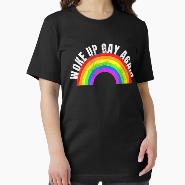 Item preview, Funny Woke Up Gay Again LGBT Pride designed and sold by vickiknopp.