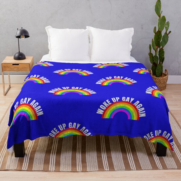 Item preview, Funny Woke Up Gay Again LGBT Pride designed and sold by vickiknopp.