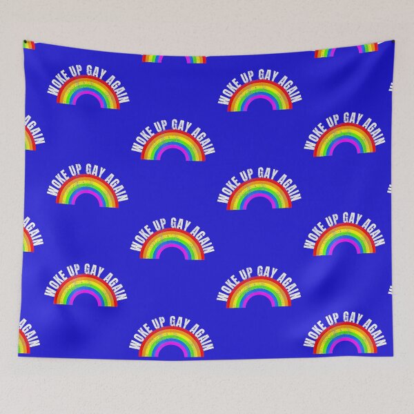Item preview, Funny Woke Up Gay Again LGBT Pride designed and sold by vickiknopp.