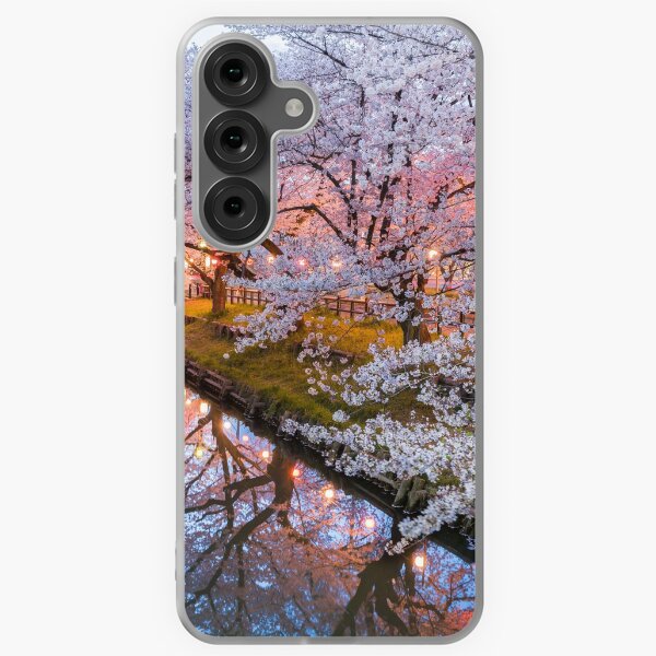 Item preview, Cherry blossom river in Japan phone case designed and sold by LosersVictory.