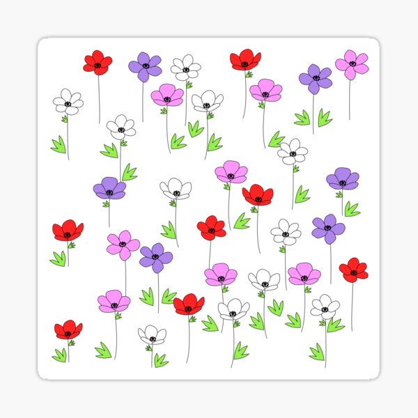 Windflower Meadow 2021 Sticker
