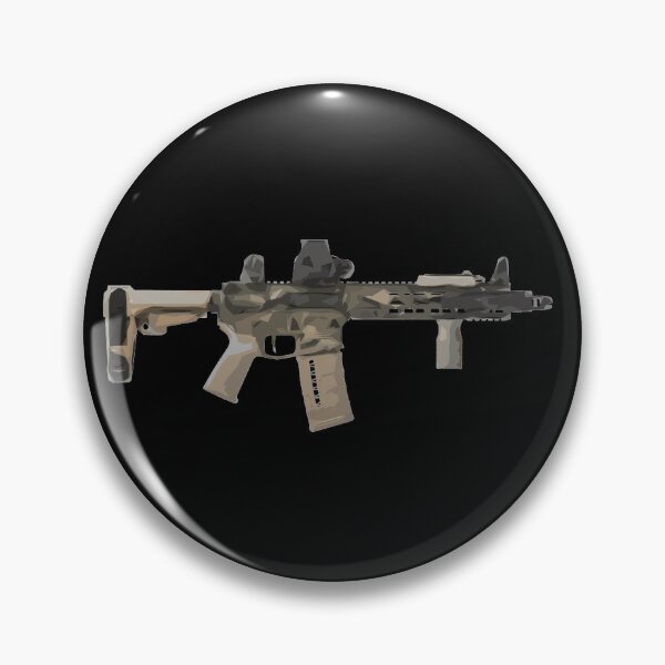 Item preview, AR15 Tan Sand Cartoon Paint Military designed and sold by Matt Ballinger.