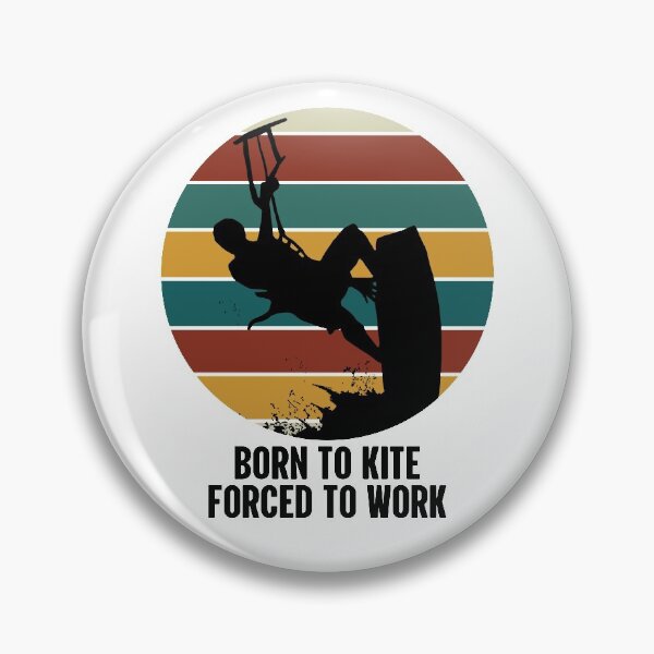 Item preview, Born To Kite Forced To Work | Kiteboarding designed and sold by GravitiTees.