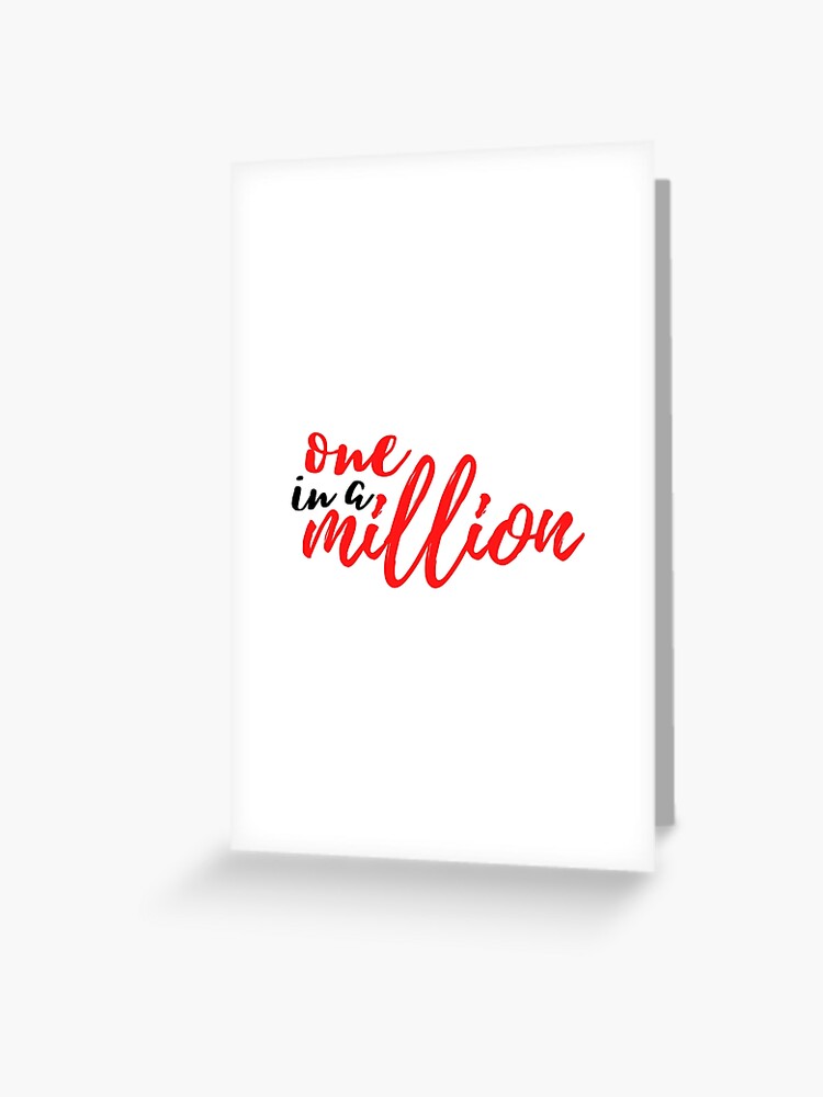 One In A Million Twice Design Greeting Card By Kpopod Redbubble