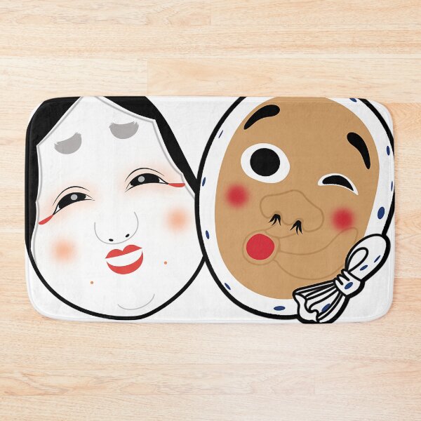Item preview, Japanese Matsuri Okame & Hyottoko Masks designed and sold by WaGoods.