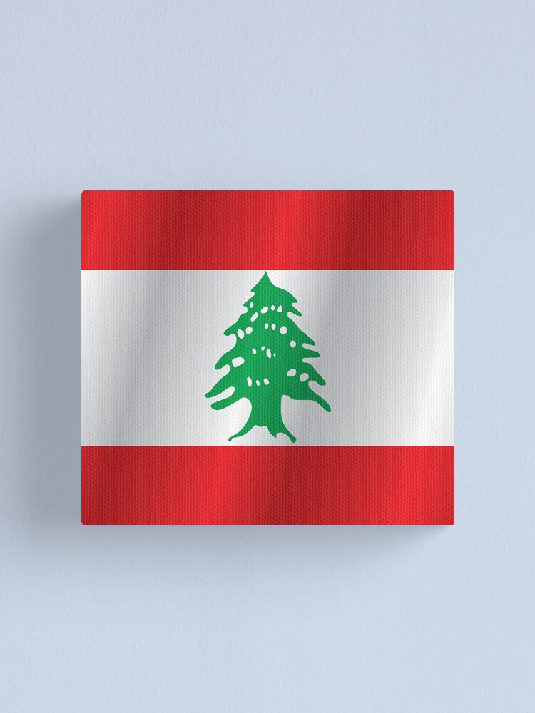 "Lebanon flag" Canvas Print by ARTPICSS Redbubble