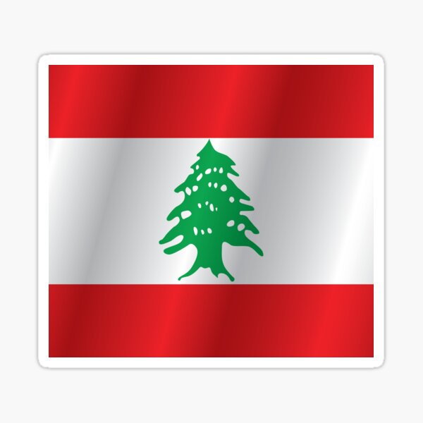 "Lebanon flag" Sticker by ARTPICSS Redbubble
