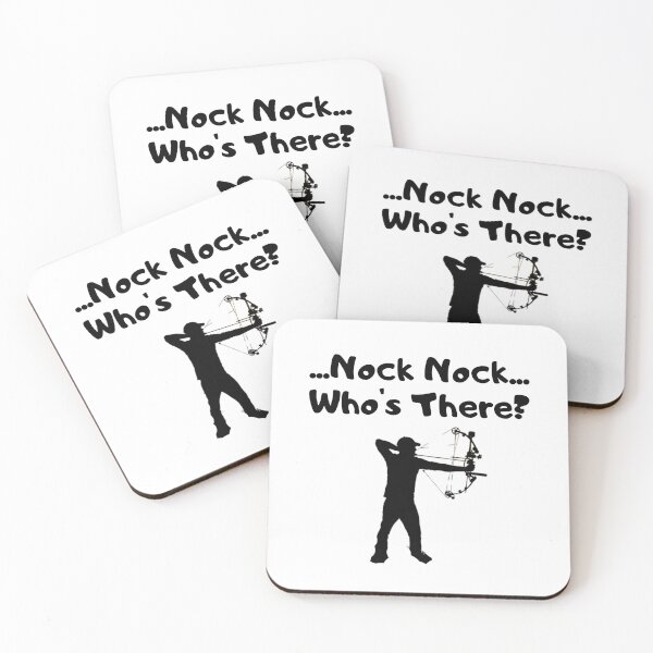 Item preview, Nock Nock Who's There Bow Hunting Outdoors  Archery Bow And Arrow Target Shooting designed and sold by CBCreations73.