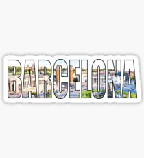 Pegatina Barcelona