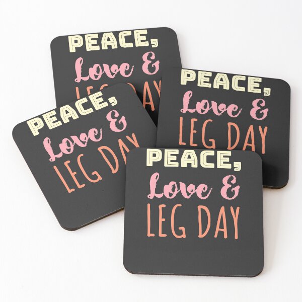 Item preview, Peace Love & Leg Day Workout Gift designed and sold by EricJP.