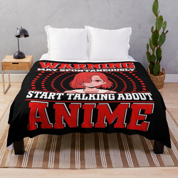 Item preview, Warning May Spontaneously Start Talking About Anime designed and sold by RedQuality.