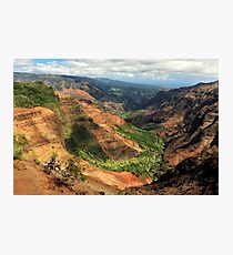Waimea Canyon From The West Photographic Print