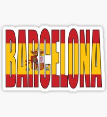 Pegatina Barcelona.
