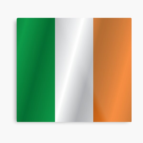 Ireland flag Metal Print