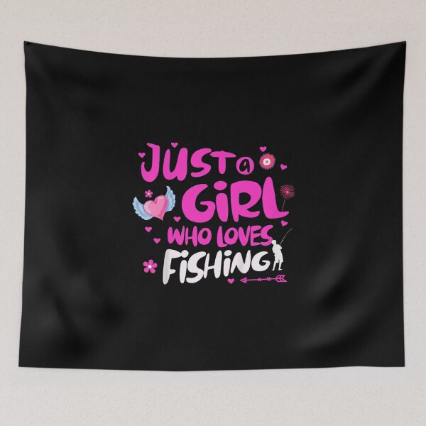Item preview, Just A Girl Who Loves Fishing Humor Fishing Gifts designed and sold by Cletus Nerst.