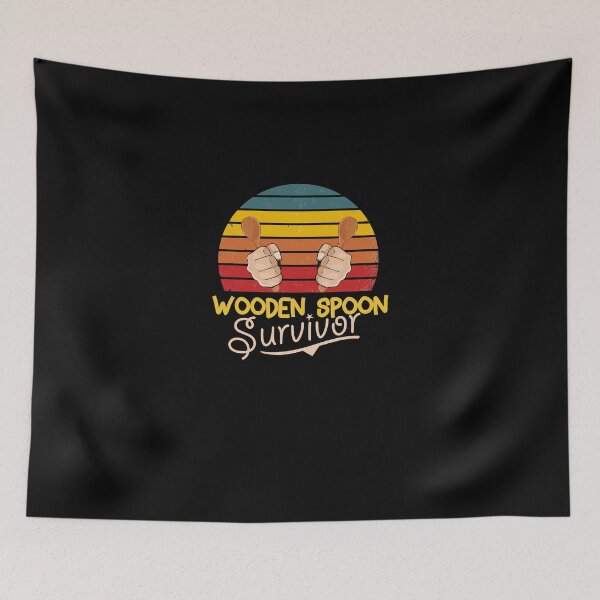 Item preview, Wooden Spoon Survivor designed and sold by LAWNMOWINGSER.