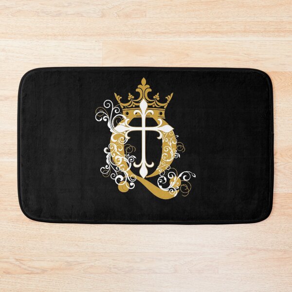 Aperçu de l'œuvre Croix Q Crown en or créée et vendue par LAWNMOWINGSER.