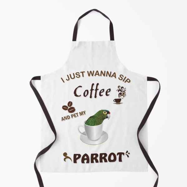 Item preview, i just wanna sip coffee and pet my parrot designed and sold by obscurite.