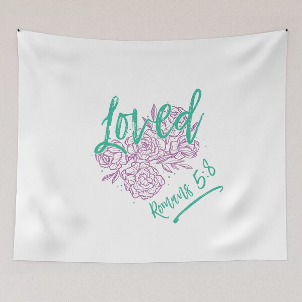 Item preview, Loved - Romans 5:8 designed and sold by AscendMerch.