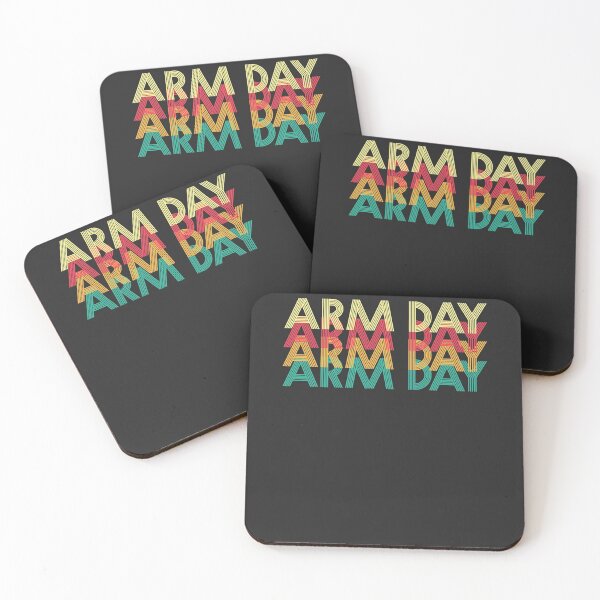 Item preview, Vintage Retro Arm Day Workout Gift designed and sold by EricJP.
