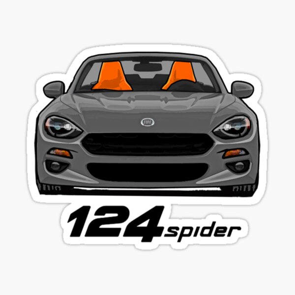 Fiat Abarth Scorpion logo voiture moto Racing Tuning Decal Stickers GRIS 50 mm