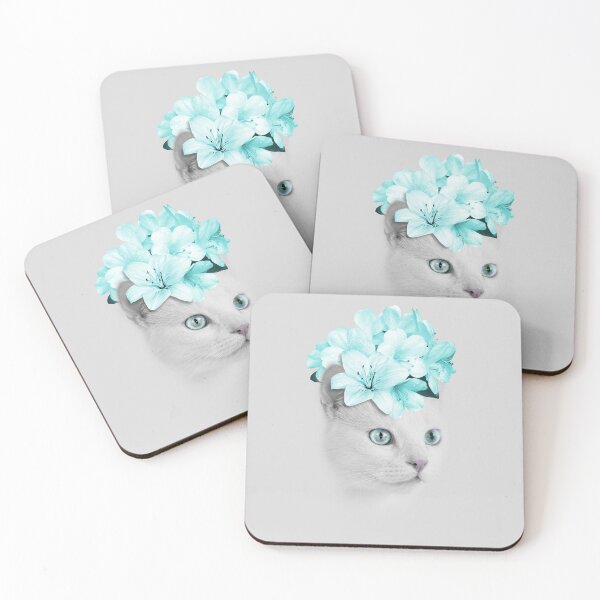 Item preview, White Cat Lily designed and sold by Lesley Fitzpatrick.