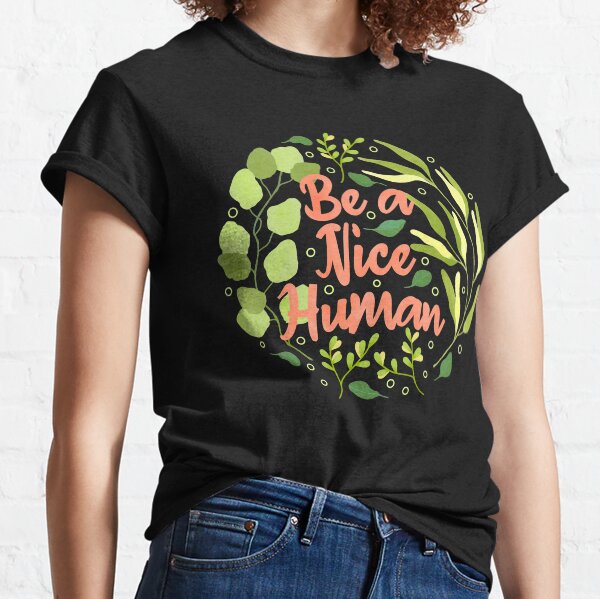Item preview, Be a Nice Human designed and sold by ethnicdrawing.