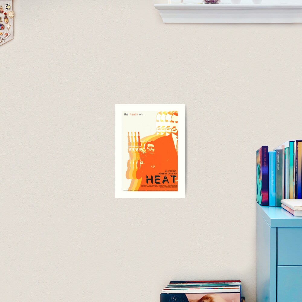 Heat 1995 Movie Poster Design Art Print By Jackbooks Redbubble