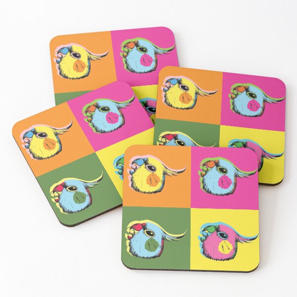 Item preview, Birdy Warhol Screm Blocks designed and sold by punkburdarts.