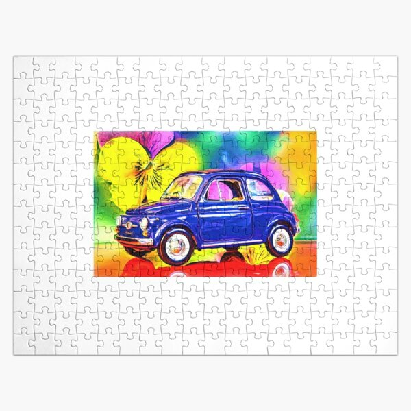 Puzzle 500 pezzi Fiat 500