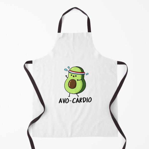 Item preview, Avoc-ardio Funny Avocado Puns designed and sold by punnybone.