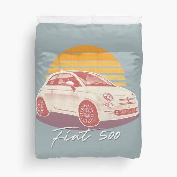 Housses De Couette Sur Le Theme Fiat 500 Redbubble