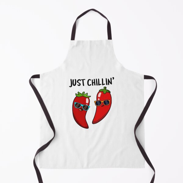 Item preview, Just Chillin Funny Red Hot Chilli Puns designed and sold by punnybone.